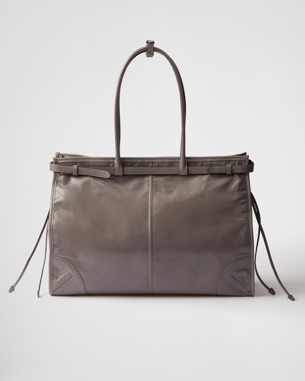 Prada Bonnie Extra Large Leather Handbag - Image 5